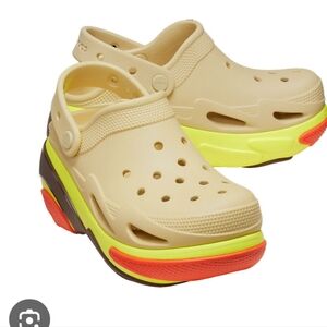 CROCS‎ Bubble Crush Sesame Mens 210061 Rare Size 13M NWT